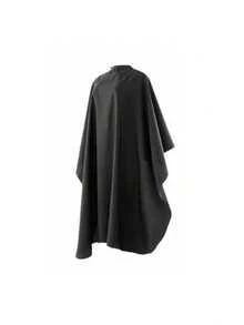 4/1pc Professional Salon Hair Cutting Apron - Extra Wide & Long, Salon Cape, Plus Size Suitable For Haircutting & Styling, Durable Black Material With Adjustable Neck Strap & Button Closure, Suitable For Dyeing, Perming, Styling Protection - Multicolor - View 11