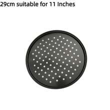 Carbon Steel Perforated Pizza Pan 10/11/12 Inch Non Stick Pizza Baking Tray Round Mupti Purpose Baking Tools Crispy & Bubbly - Multicolor - View 12
