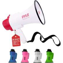 Megáfono Altavoz Portátil Sirena Integrada, Grabación. con Alcance de 730 MTS Compacto 30W Ideal para Animadoras, Futbol, Deportes, Uso Policial,38939174 - Multicolor - Ver 1