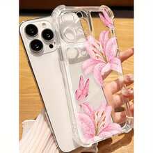Floral Lily Anti-Drop Space Phone 17 /17 Pro Max 16 Pro/16 Plus/16/16 Pro/15 Pro/15 Pro/15 Plus/15/14/14 Plus/14 Pro/14 Pro/13/13 Pro/13 Pro/12/12 Pro/12 Pro/11/11 Pro/11 Pro Soft Silicone Vibe, Hardcore Drop Defense. - 1 cái - Xem 6