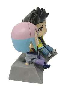 1/2件套动漫角色赛博朋克边缘行者Q版手办，桌面或车内装饰摆件，露西和戴维 - 彩色 - 查看 7