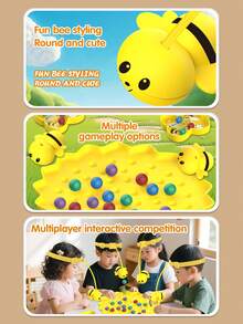 Bee Collecting Pearls - A Board Game To Train 3-6 Year Old Children's Attention, Brainpower, And Logical Thinking - Bee Collection - View 6