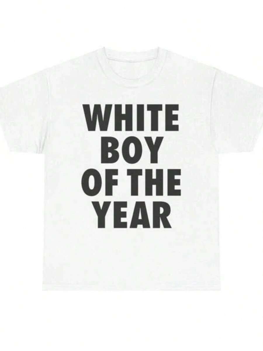 WHITE OF THE YEAR SHIRT  Tshirt Streetwear Women Size S-3XL - 白色 - 查看 1