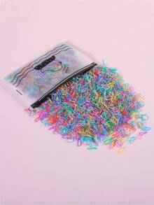 2000入組小女童素色髮圈 - 彩色 - 查看 6