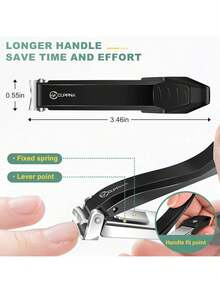 EstiloTendenciaCortaúñAs Para Hombre Con Colector, CortaúñAs CLPPNA, Afilados Como Navajas, Autocolectoras, Con Palanca ErgonóMica, De Acero Inoxidable, Ideal Para Manos Y Pies, Caja De Almacenamiento IncluidaCalidad PremiumVersióN Mejorada - 1 - Ver 7