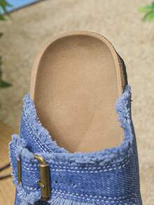 XfxfComfortable Tassel Sandals For Children In Spring And Summer 2026, Suitable For Boys And Girls Aged 3-12 To Wear At Home/School/Parties/Beaches - Blue - View 8