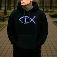 Moletom Algodão Flanelado Peluciado Quentinho Confortável Estampado REF-134 - Preto - Visão 2