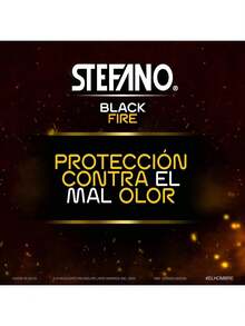 EstiloTendenciaStefano Desodorante Black Fire En Aerosol Para Hombre 150 Ml.ProteccióN Contra El Mal Olor Que Dura Todo El DíA Con Una Fragancia Fresca Y Duradera, Con Notas Frescas Y CíTricasCalidad PremiumVersióN Mejorada - 1 - Ver 5