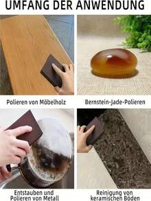 Emery Sand Sponge Scrubber, Multi-Functional Cleaning Tool, Powerful Stain & Rust Removal, Durable & Non-Sanding, Specialized For Cleaning Kitchen Stoves / Pot Bottoms / Tiles