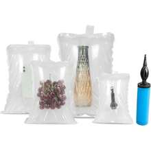 100 Pack With Hand Pump  3.9x5.9inch Clear Plastic Inflatable Air Packaging Bags Air Bubble Bag Suspension Packaging Air Pillows Air Cushions Buffer Bags Void Fill Cushioning For Shipping,38947403 - 銅色 - 查看 1