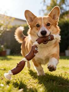 1pc/3pcs Funny Sausage Shaped Dog Chew Toys - Made Of TPR Material, Durable & Bite-Resistant, Pet Interactive, Top Choice For Dogs To Relieve Boredom - Multicolor - View 10