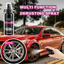 Universal Car Metal Rust Remover And Protective Spray, Iron Conversion Agent Spray, Metal Rust Remover, Suitable For Car Parts, Tires, Rims, Doors, Etc., Effectively Removes Rust And Repairs