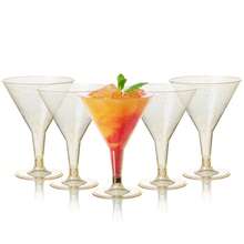 3/1 Pc Martini Glass, Unbreakable Plastic Champagne Flute, Shatterproof Champagne Cup, Suitable For Wedding, Birthday Party, Gathering - Multiple Colors/random Styles - View 1