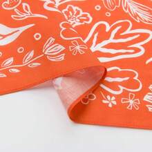 22\X22\ Flower Cotton Bandana Multi-Purpose Headbands - OrangeDaisy - View 4