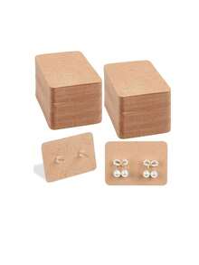 50/100/200 piezas Tarjetas de exhibición de aretes, Tarjetas de empaque de regalo - Multicolor - Ver 5