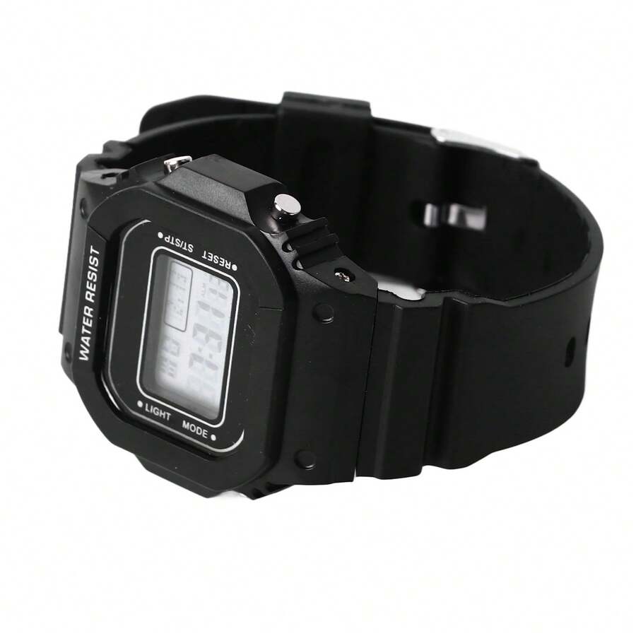 Unisex Digital Watch Set For Couples (9620 Cool Black) - -Style Sporty Watch For Students, Matching Watches For Men And Women