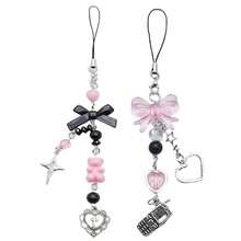 1-4PCS Cute Phone Charms Aesthetic Y2K Cell Phone Charms Strap Strawberry Butterfly Star PhoneCharm Y2K Accessories For Bag Keychain  Camera Pendants Decor - 2 cây cung - Xem 1