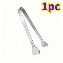 1件/1套不锈钢家用吐司烤架烘焙心形面包夹组合工具，厨房配件，节日用品，返校用品，圣诞节，万圣节，不锈钢吐司面包架餐厅家用面包架 - 銀色 - 查看 8