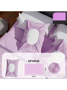 Soft Disposable Travel Pillow Cover, Stain-Resistant Fabric, Washable, Suitable For Hotel, Business Travel, Outdoor Camping - Solid Color - Multicolor - View 17