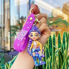 1pc Electroplated K-POP Witch Girl Group Keychain Cartoon 3D Figurine Couple Bag Charm Car Key Chain - Multicolor - View 13