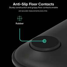 带高清液晶显示屏的浴室秤，高精度体脂秤，电子秤 - 耐用、精准、USB供电，是送礼的最佳选择 - 彩色 - 查看 4