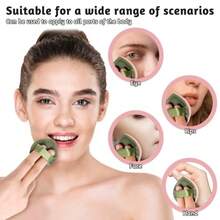 5 PCS Foundation Sponge Powder Puff Korean Makeup Sponge Cushion Puff For Foundation And Powder Fluffy Teardrop Latex Foundation Applicator For Liquid Cream Powder - 淺灰色 - 查看 7