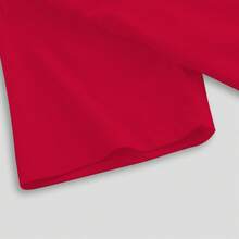 100% Comfortable Cotton Hairdresser Hairstylists Hairstyling Beautician Hair Salon-Shirt - 紅色 - 查看 3