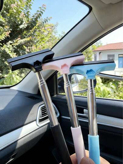 1 pieza Limpiaparabrisas retráctil para espejo retrovisor de coche o motocicleta, limpiaparabrisas portátil, esencial para tener una visión clara en clima lluvioso