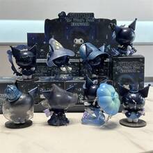 SANRIO 1/3/6 件装梦幻手办 - 库洛米魔女祭典收藏版，桌面摆件及生日礼物盲盒 [手工制品，个别手办可能存在细微瑕疵，介意者请谨慎购买] - 彩色 - 查看 4