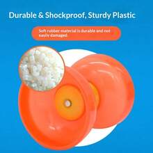 3轴承陀螺式中国悠悠球套装，带破坏者杆和网袋 - 易于发射/更快稳定（透明）