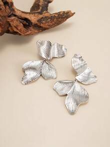 2pcs/Set Bohemian Geometric Irregular Petal Earrings, Elegant Luxury Daily Casual Wear, Party, Wedding, Holiday, Women's Birthday Festival Versatile Charm Jewelry Gift - Earring - View 8