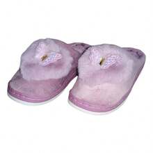 TendenciaPantufla Mujer Peluche Dama Pantunfla Suave Denali CalienteCalidad premium - Rosa - Ver 8