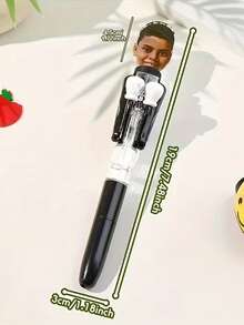 1/3/5 Customized Boxing Pattern Pen - Personalized Stationery For Students | Creative Desk Supplies, School Gifts, Teacher's Day Gifts, Back To School Gifts. Customized Boxing Pattern Stress Relief Pen - Interactive Boxing Design, Suitable For Children, School And Home Desk Use, Ideal Fun Gift