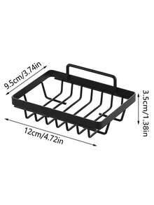 New Bathroom Shelf, Triangular Rack For Vanity, Washroom, No Drilling Required, Made Of Carbon Steel, Sturdy And Durable, Toilet Wall Mounted Storage Rack, Wall Mounted Shelf - Multicolor - View 11