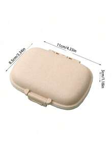 8-Compartment/4-Compartment Multifunctional Pill Box, Portable Mini Sealed Medicine Box, Medicine Storage Box, Dust-Proof Moisture-Proof Medicine Storage Box, Vitamin Storage Box, Travel Essential Mini Pill Bottle, Medicine Storage Container, Medicine Storage Rack - Multicolor - View 9