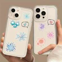 SCXXBSW 50 张彩色烟花装饰贴纸，适用于手机、电脑、笔记本电脑、水杯、滑板等。 - 彩色 - 查看 10