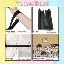 Trading Photocard Binder, Cute Photo Album Cartoon Card Holder Book Storage 400 Cards With Sleeves Lomo Cards -, Idol Photo Protect Beige - 米色 - 查看 4