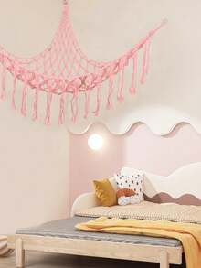 Jaring Gantung Sudut untuk Boneka Plush Besar, Tas Penyimpanan Gantung Boneka Plush, Jaring Penyimpanan Dekorasi Dinding yang Lucu, Cocok untuk Dekorasi Kamar Tidur Anak dan Bayi - MultiWarna - View 2