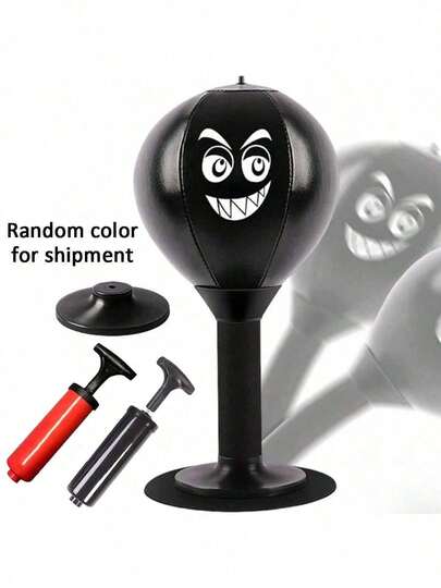 这款小巧的速击球既能缓解压力（用拳头击打掉工作中的挫败感！），又是一款趣味玩具（非常适合办公室休息或居家休闲）。滑稽的表情设计增添了一丝俏皮感——击打它会带来满足感和轻松愉悦的体验。