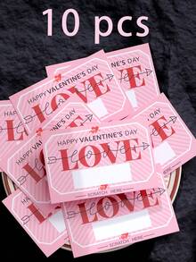 10张/20张刮刮乐爱情券，DIY情人节爱情券，DIY浪漫情侣约会刮刮卡，夜晚卡，送给妻子、丈夫的情侣礼物，结婚纪念日，母亲节