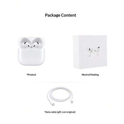  Apple AirPods 4 “P93 降噪版” | 降噪版 H2 芯片 | IP54 防汗防尘 | 增强型降噪，舒适佩戴 | 空间音频 | 沉浸式聆听，清晰通话，无噪音干扰 | 无缝集成 Apple 生态系统 | “嘿 Siri”语音控制 | 超长续航 | 2 倍深度降噪，滑动式音量控制，自适应音频