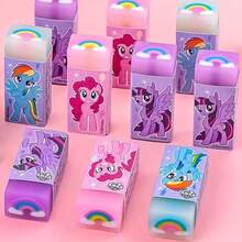 1 pieza/3 piezas Borradores de sándwich de My Little Pony, hechos de material de goma, fáciles de limpiar, sin migas, alta flexibilidad y durabilidad, se pueden cortar libremente, ideales para estudiantes y suministros de oficina, esenciales para dibujar, adecuados como recompensas en el aula y regalos de fiesta. - Multicolor - Ver 6