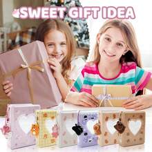 Mini Photo Album For Fujifilm Instax Mini Film, Ideal For  2x3 Photos, K Photocard Binder With Heart Cutout Cover, Hanging Hole For Pendant, 40 Pockets, 6 Styles, Pocket-Size Album (Pink) - Pink - 查看 8