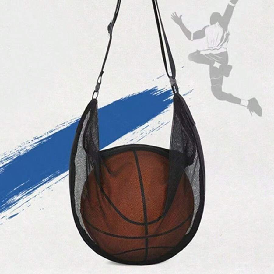 Bolsa deportiva multifuncional, de hombro/cruzada/mochila, de gran capacidad, adecuada para baloncesto, voleibol, fútbol, unisex - Multicolor - Ver 1