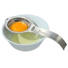 CYPNSeparador de yema de huevo en acero inoxidable con mango extendido separador de clara egg separatorFashion - Plateado - Ver 2