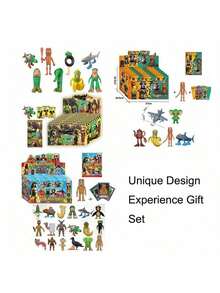 3 Style 1/20PCS Tung Tung Tung Sahur Figure Package PVC Anime Toy Tralalero Tralala Figure Toy Tung Tung Tung Sahur Toy Tralalero Tralala Shark Figurine DIY Crafts And Party Holiday Small & Prank Gifts Meme Cartoon Cute Key Ring Funny Meme Bag Pendant Gift - Multicolor - View 1