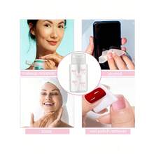 Pink Bowknot Pattern Clear PET Refillable Travel Bottle, Makeup Remover Dispenser, Dispensing Bottle Portable Pump Dispenser For Nail Polish Remover, Toner And Makeup Remover, Hand Wash Only, Reusable, Makeup Remover Bottle Travel Essentials Vacation Holiday Travel Bottles - 1pc - View 5