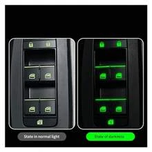Glowing Stickers For Car Window Lifter Switch Button Of Door Luminous In Dark Night Safety Switch Decoration Fluorescent Decals - A - View 2