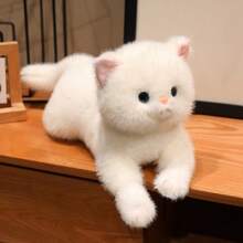30cm/ 11.81in Cute Simulation Cat Plush Toy Family Companion Sleep Pillow Soft Stuffed Animal Throw Pillow Simulation British Shorthair Cat Toys Gifts(Not Animal Fur) Halloween Christmas Gift - Multicolor - View 14