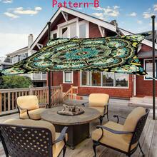 1pc 2D Digital Print Sun Shade Cloth, 5 Different Bohemian Pattern Styles, Features Include Printed Pattern, Windproof, Detachable, Lightweight, Semi-Shading, Dustproof, Durable